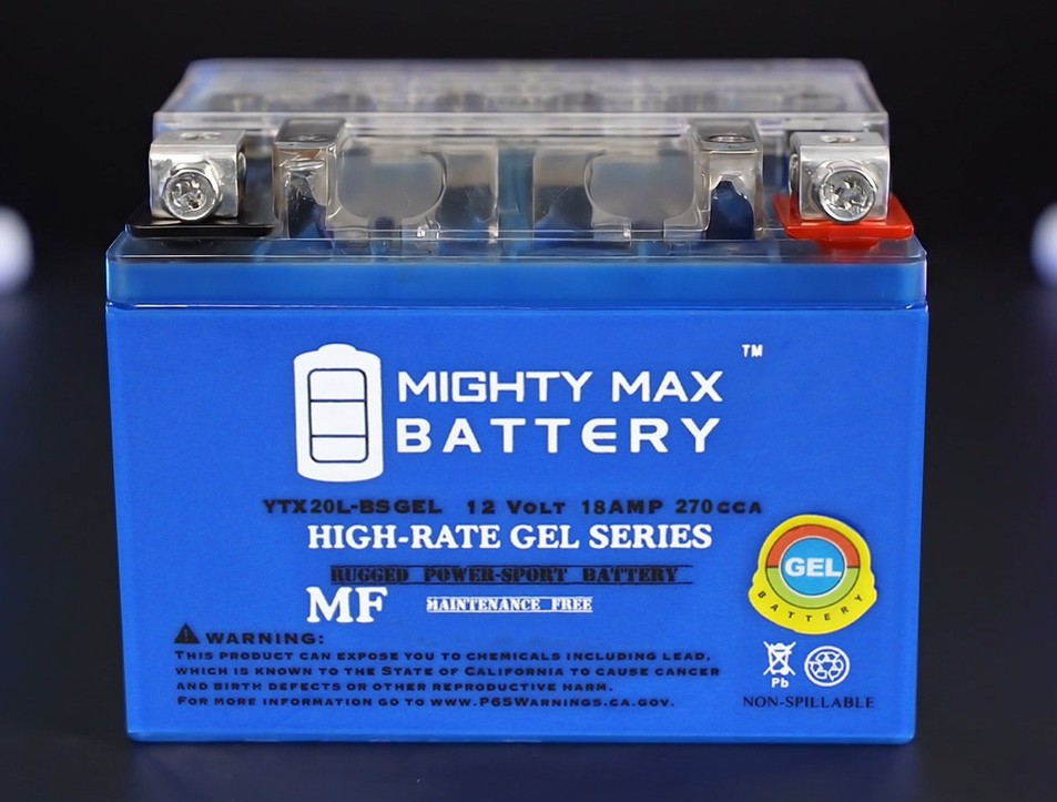 Amazon.com: Mighty Max Battery YTX20L-BS Gel 12V 18Ah Battery for